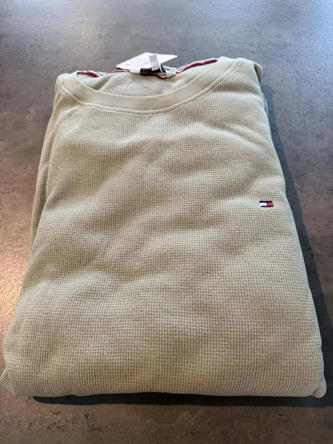 Tommy Hilfiger UM0UM03994 pigiama uomo waffle blu