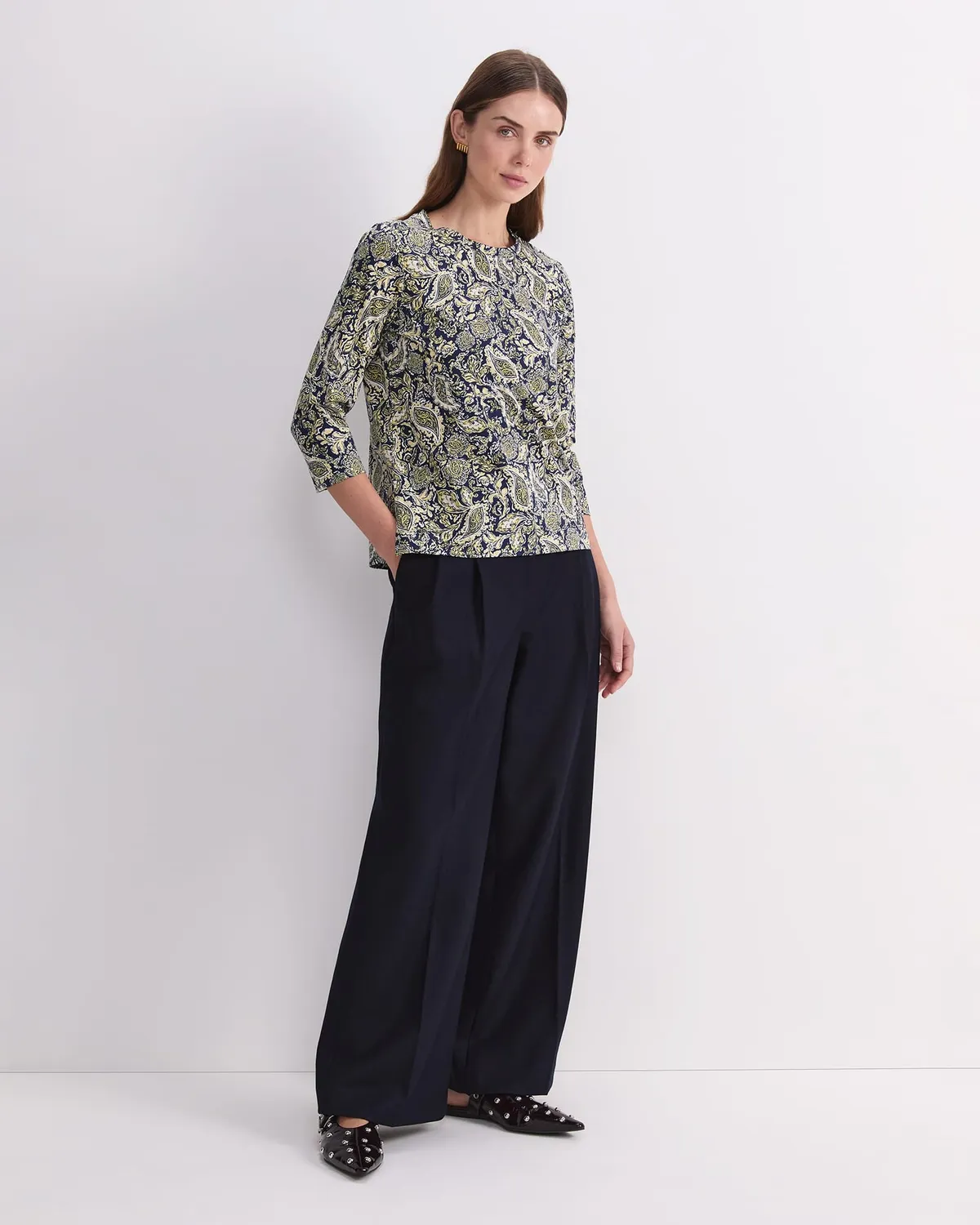 Sportscraft Paisley Mercerised Maglietta Donna Cotone