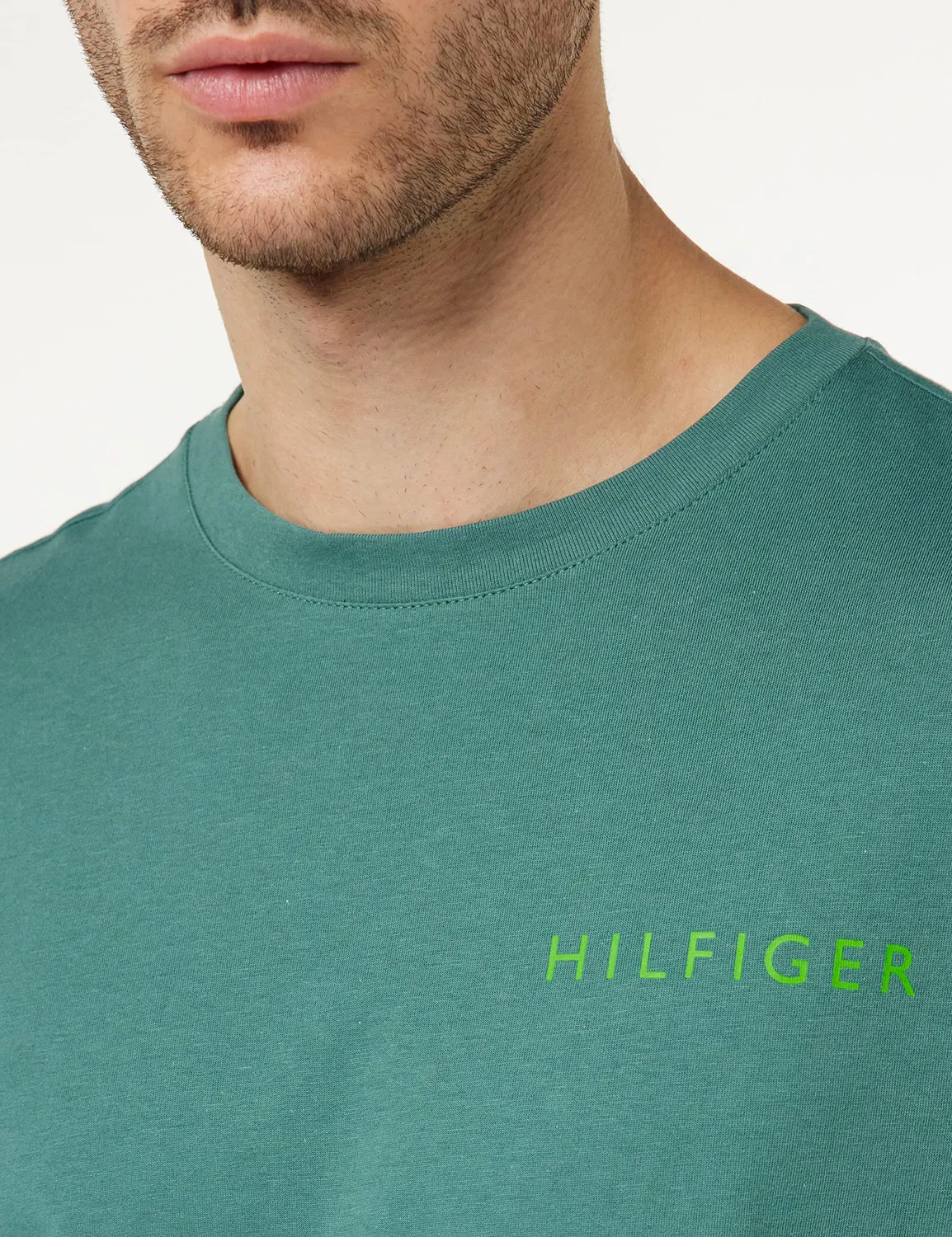 Tommy Hilfiger Pop Color maglietta uomo maniche lunghe verde