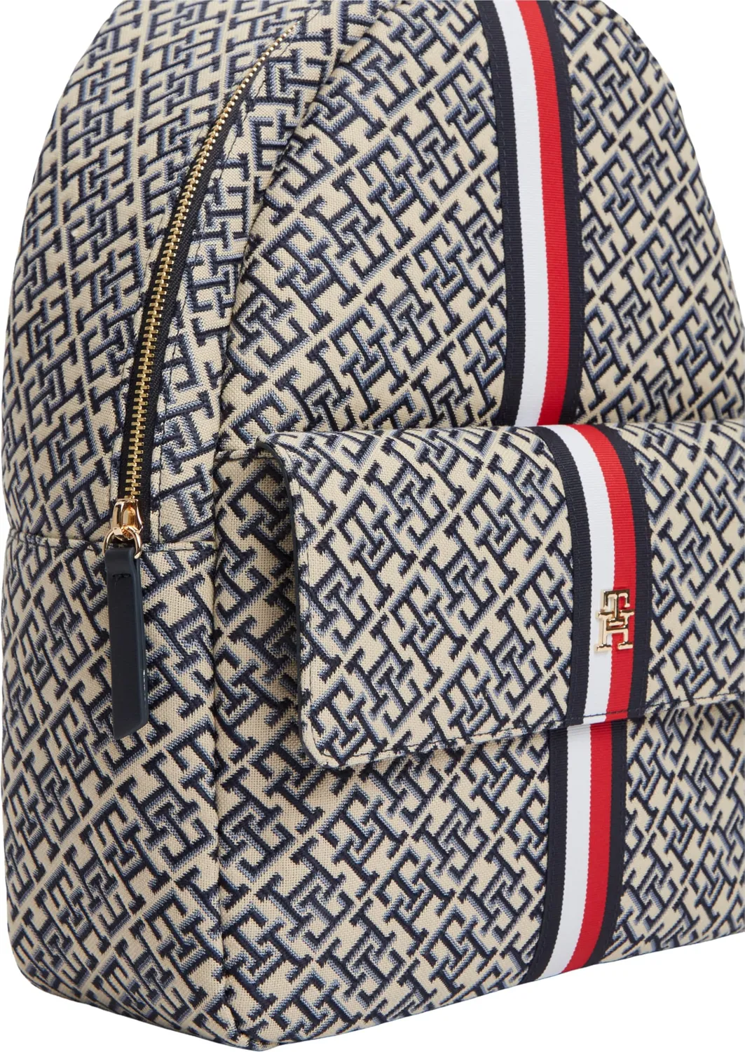 Tommy Hilfiger TH Jacquard Ess AW0AW19288 zaino donna blu