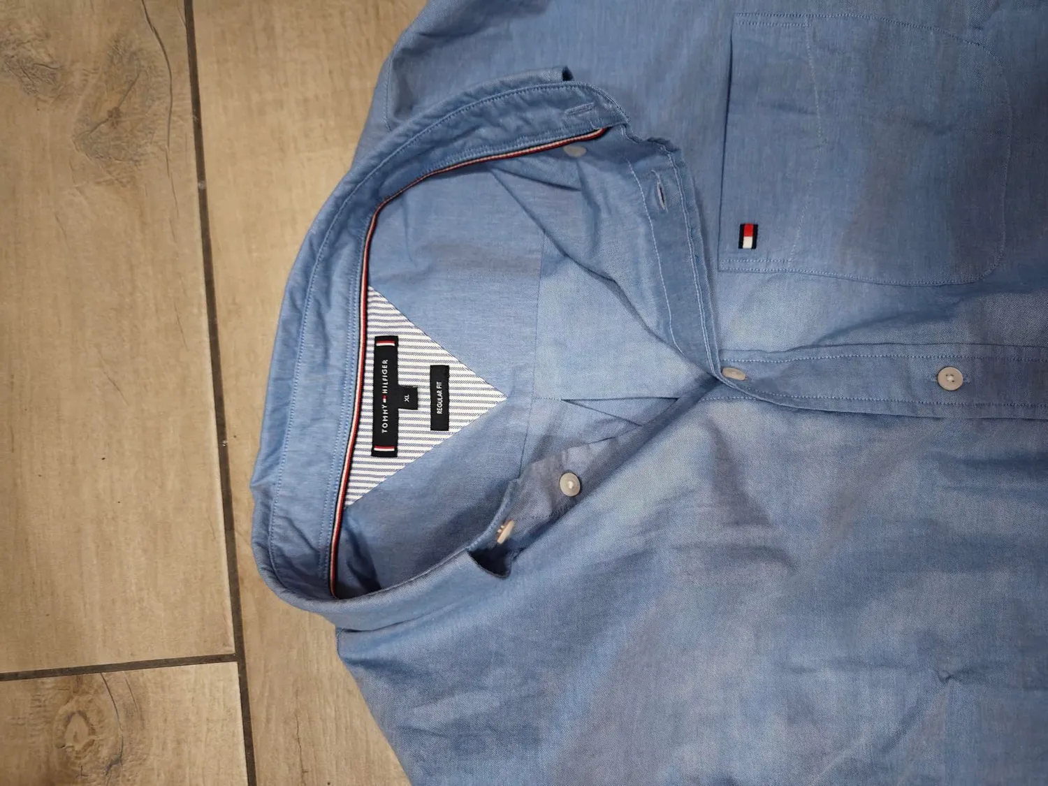 Tommy Hilfiger Oxford MW0MW42285 camicia uomo corte