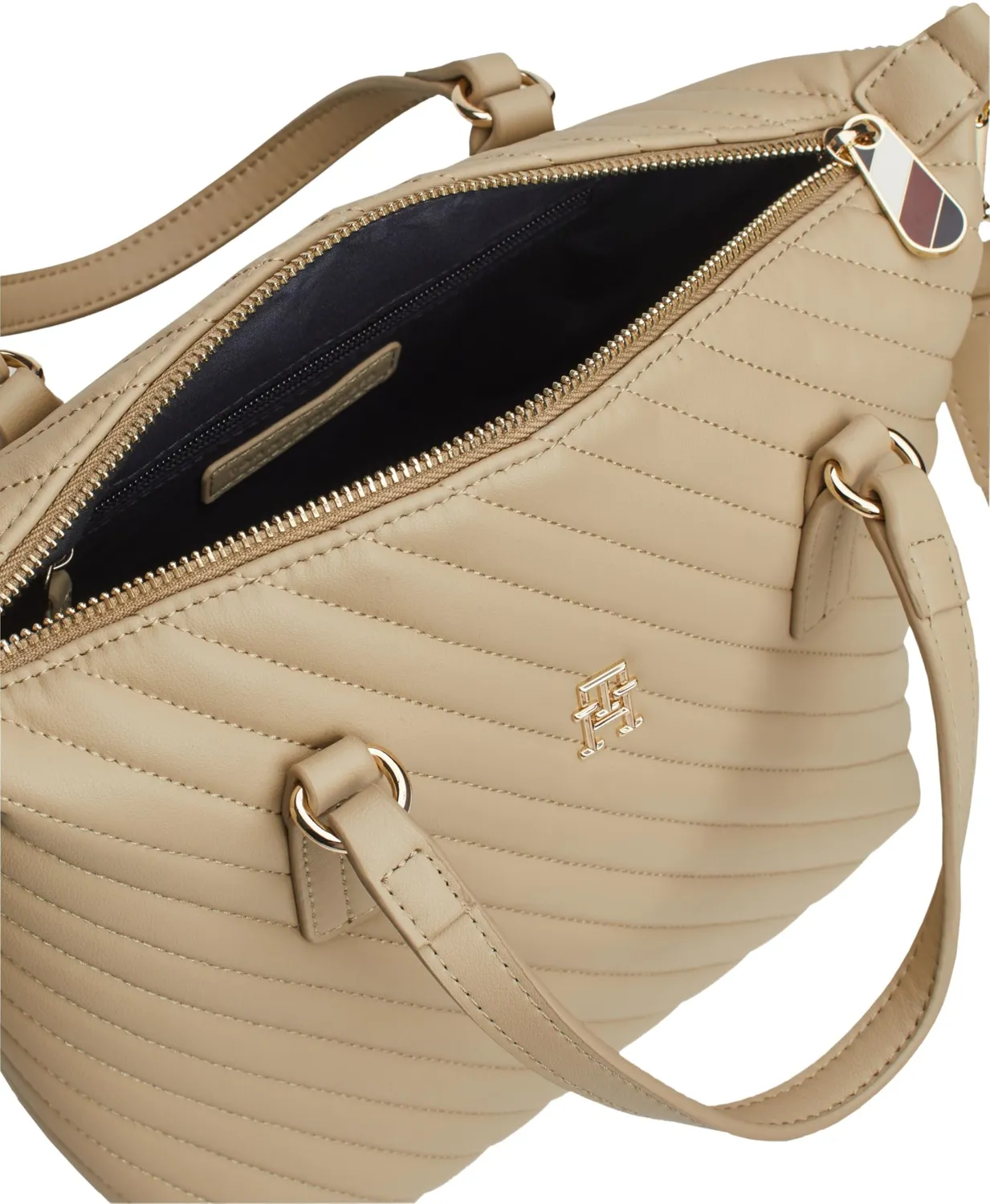 Tommy Hilfiger Poppy Reform Piccola Borsa Tote Beige