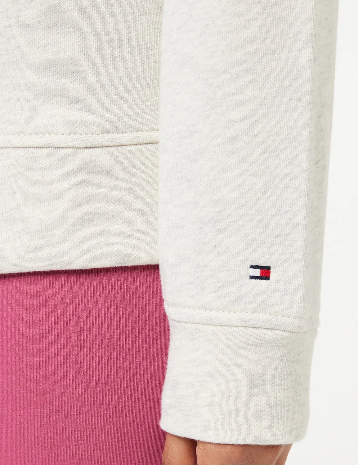 Tommy Hilfiger WW0WW37181 felpa donna beige taglia S
