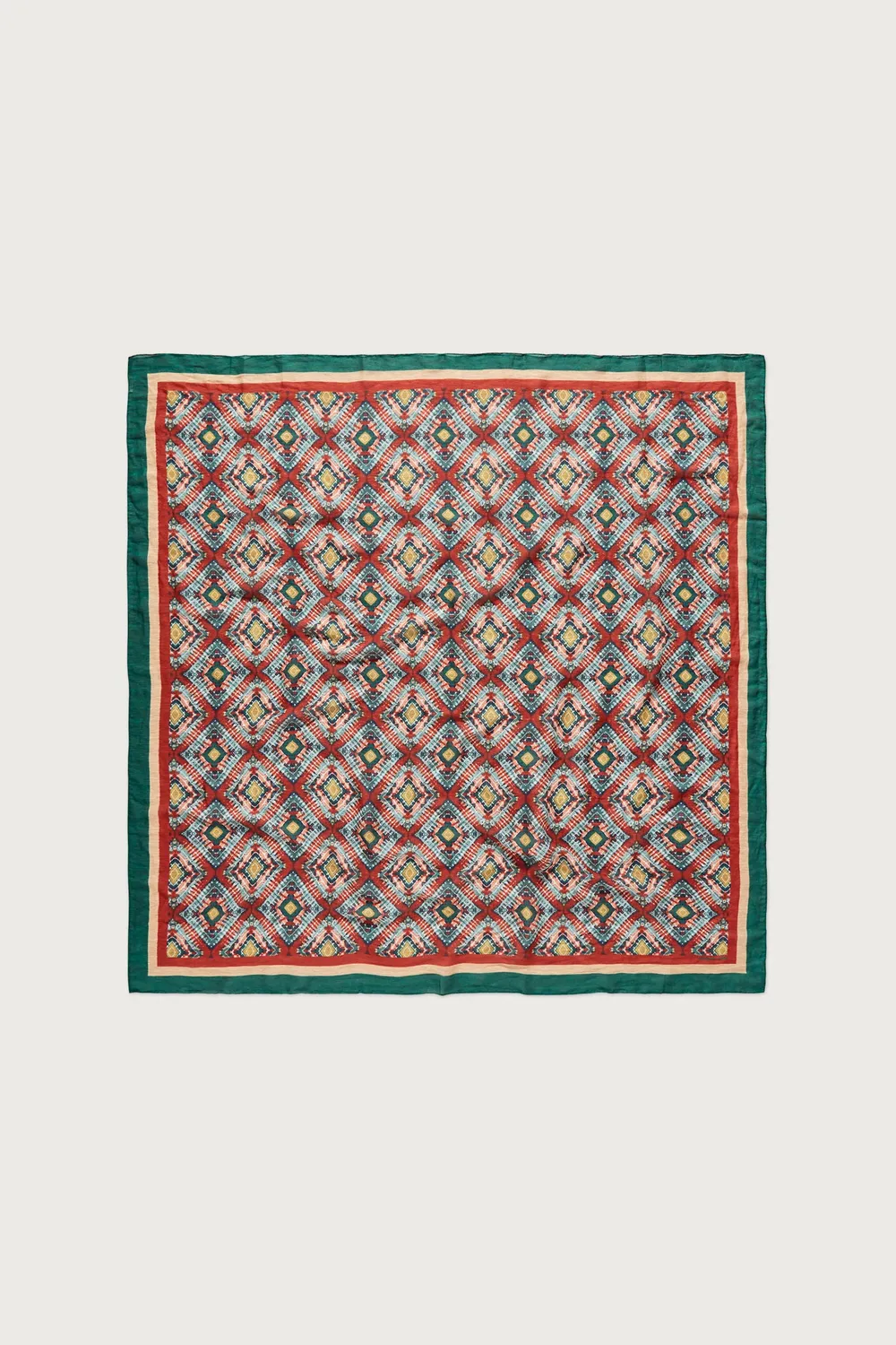 Massimo Alba Stole stola cotone lino cinnamon bandana 140 cm