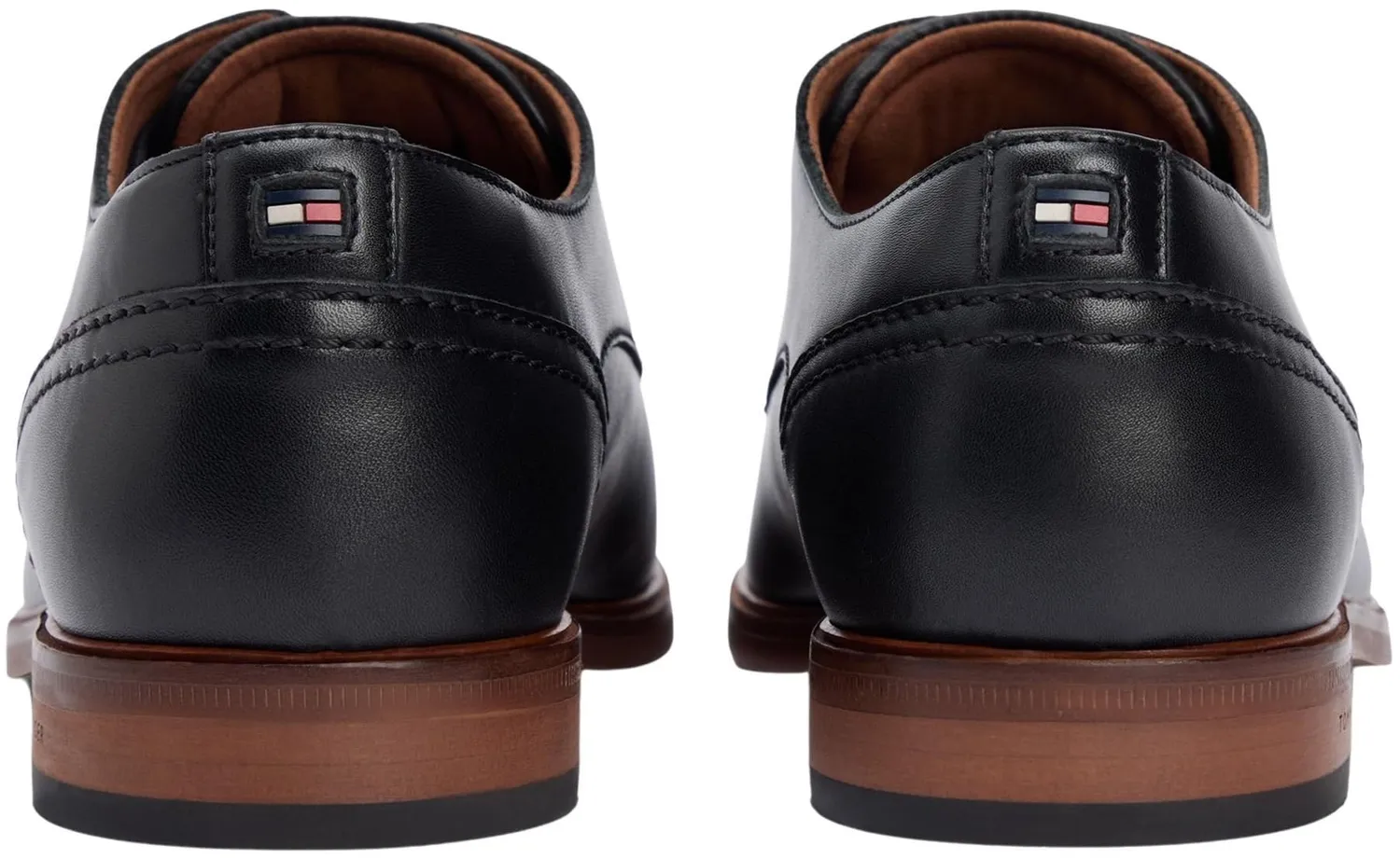 Tommy Hilfiger FM0FM05777 derby uomo nere pelle