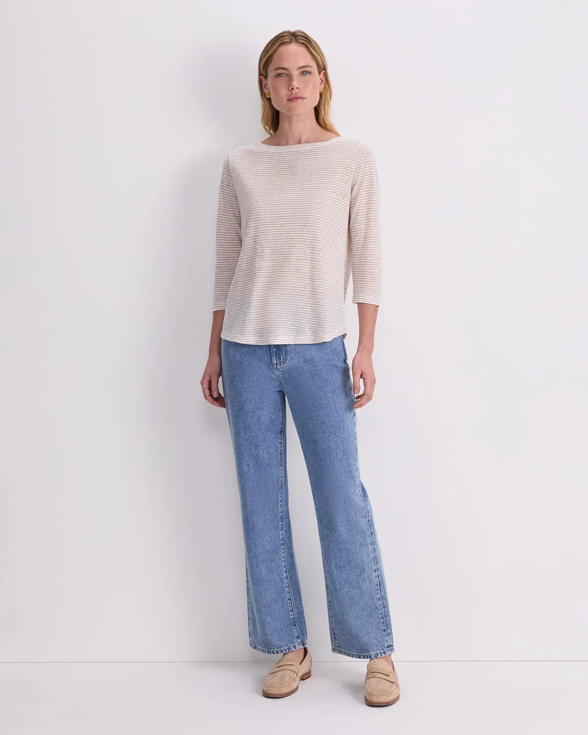 Sportscraft Cecile top donna lino scollo barca