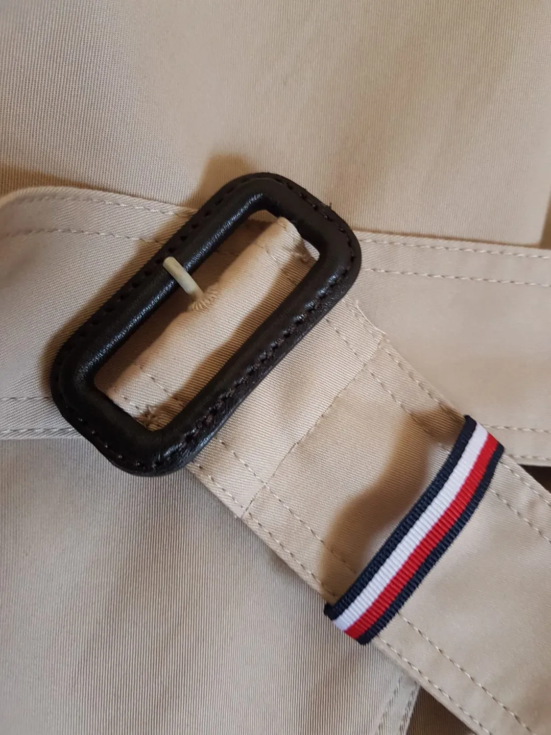 Tommy Hilfiger Heritage Trench Donna Single Breasted Beige