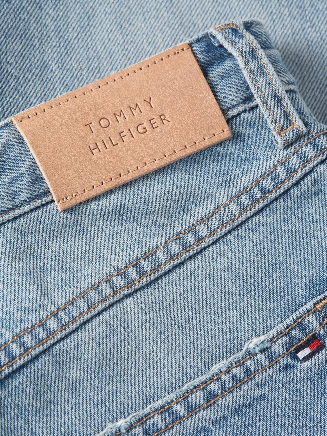 Tommy Hilfiger Slim Fit shorts jeans donna 30W denim