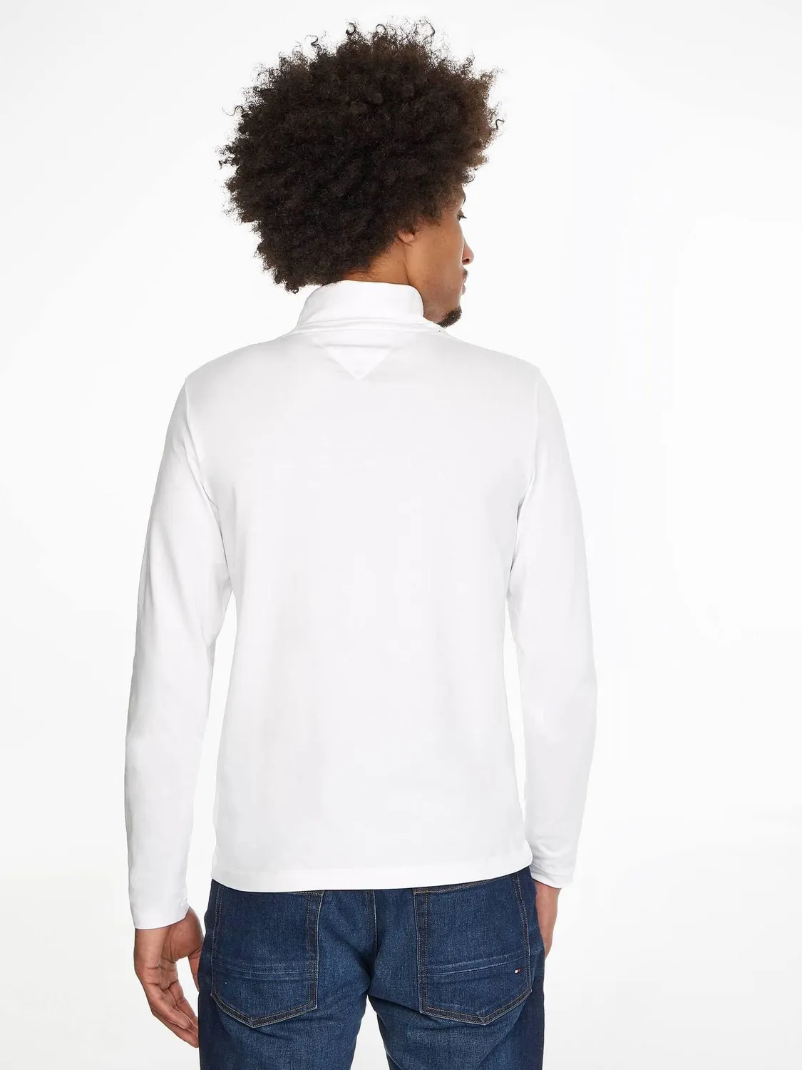Tommy Hilfiger MW0MW28787 t-shirt uomo maniche lunghe roll neck