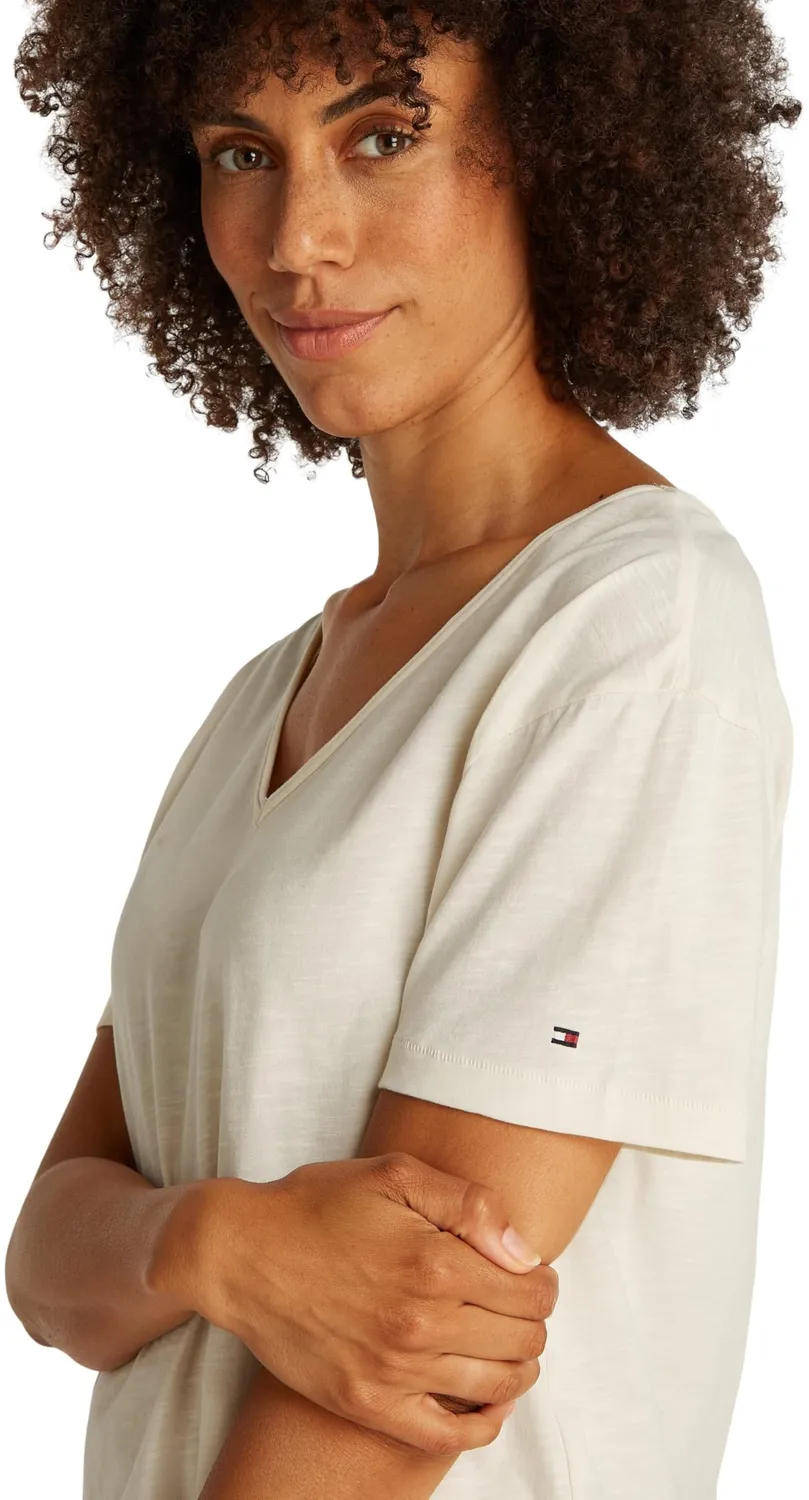 Tommy Hilfiger scollo a V t-shirt maniche corte M