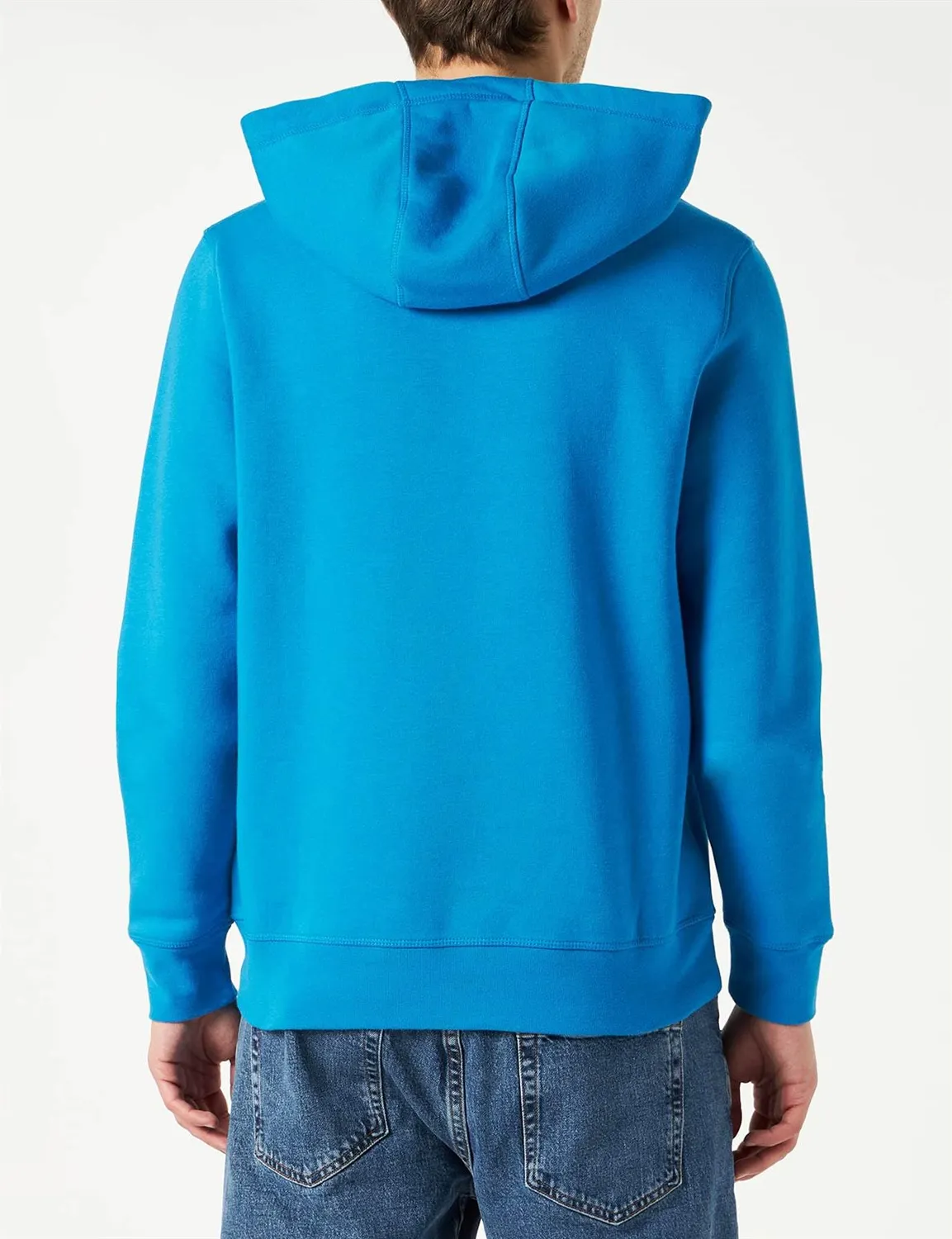 Tommy Hilfiger Tommy Logo felpa uomo cappuccio blu