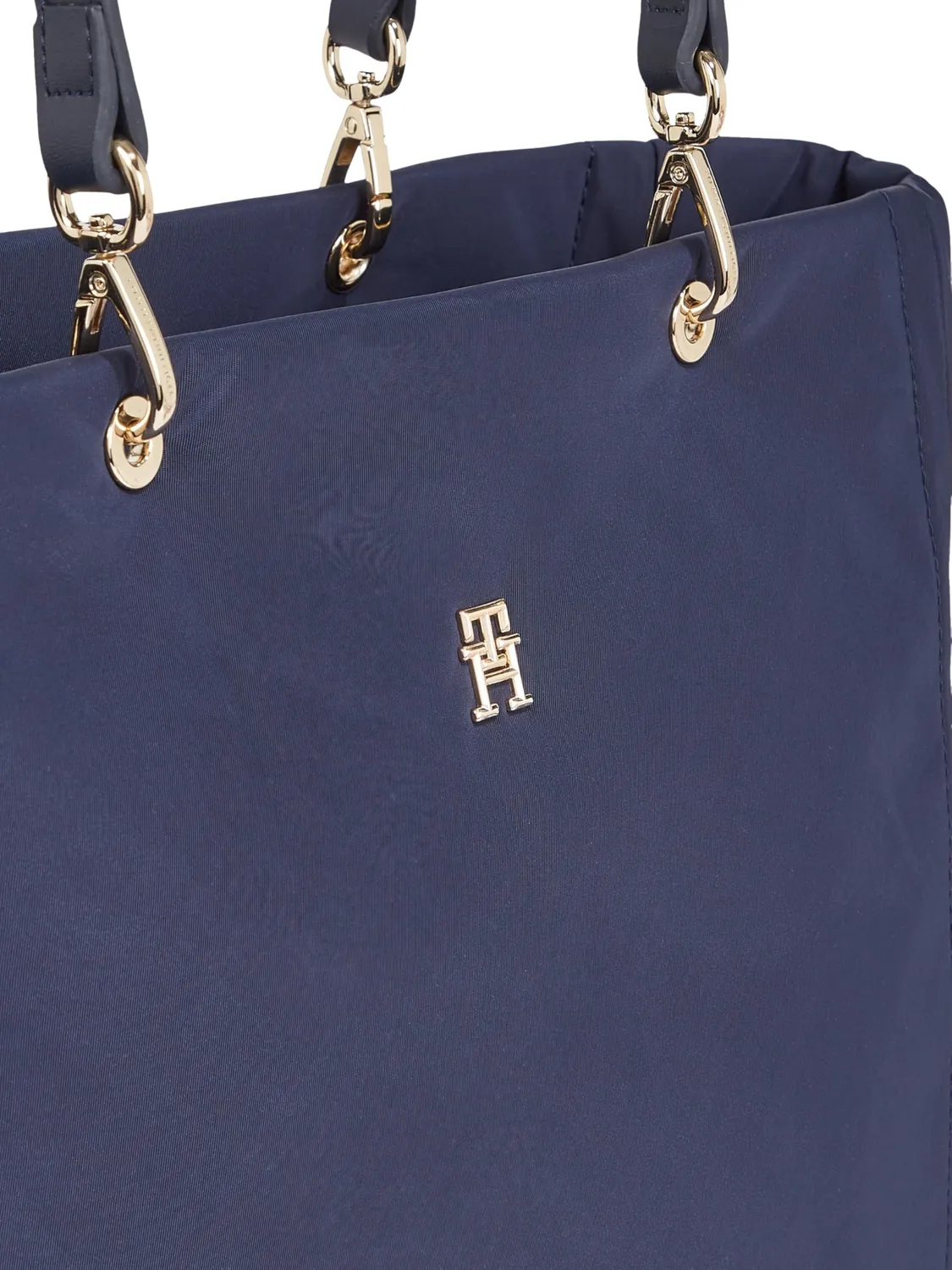 Tommy Hilfiger Spring borsa tote blu Space Blue con zip