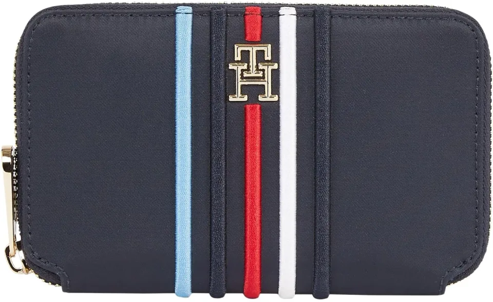 Tommy Hilfiger Portafoglio Donna Blu Space Blue con cerniera
