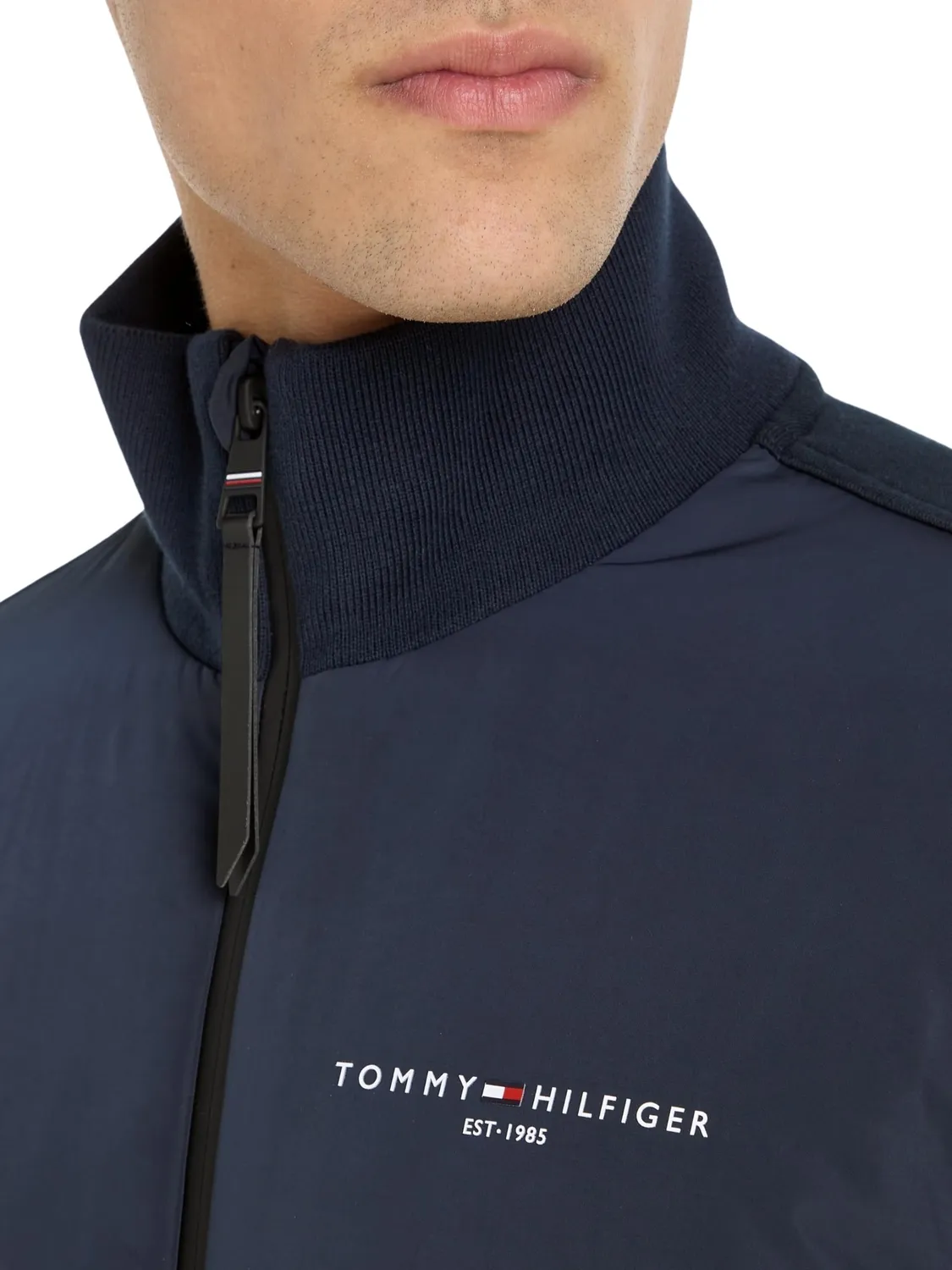 Tommy Hilfiger Logo MW0MW33652 felpa uomo XXL zip