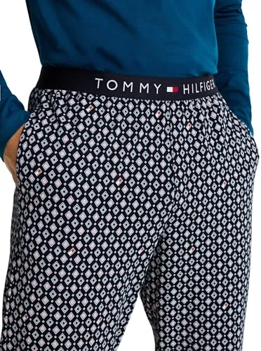 Tommy Hilfiger Jersey Pant Print pantalone jogging cotone