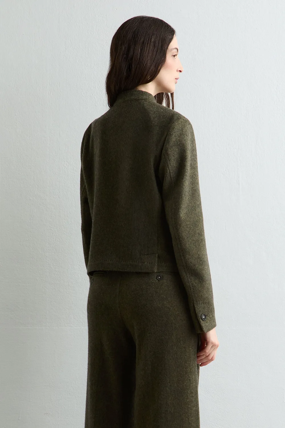 Massimo Alba Agra giacca donna military lana cashmere