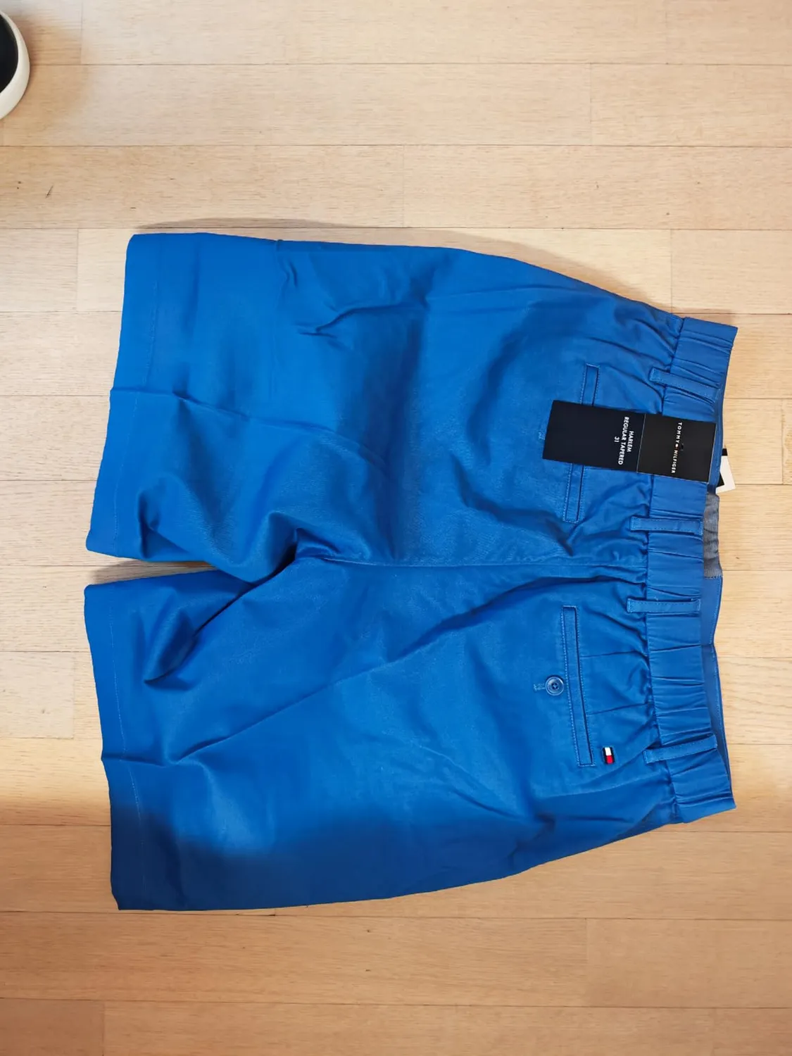 Tommy Hilfiger Harlem MW0MW42294 shorts chino uomo cotone blu