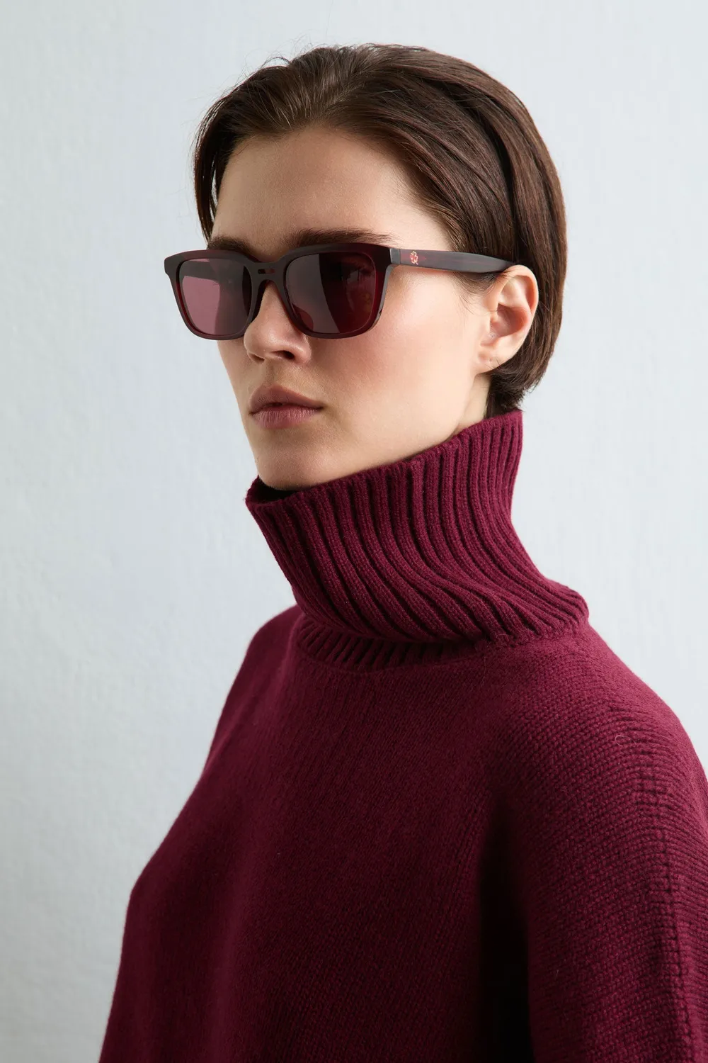 Massimo Alba Cara dolcevita mosto in puro cashmere
