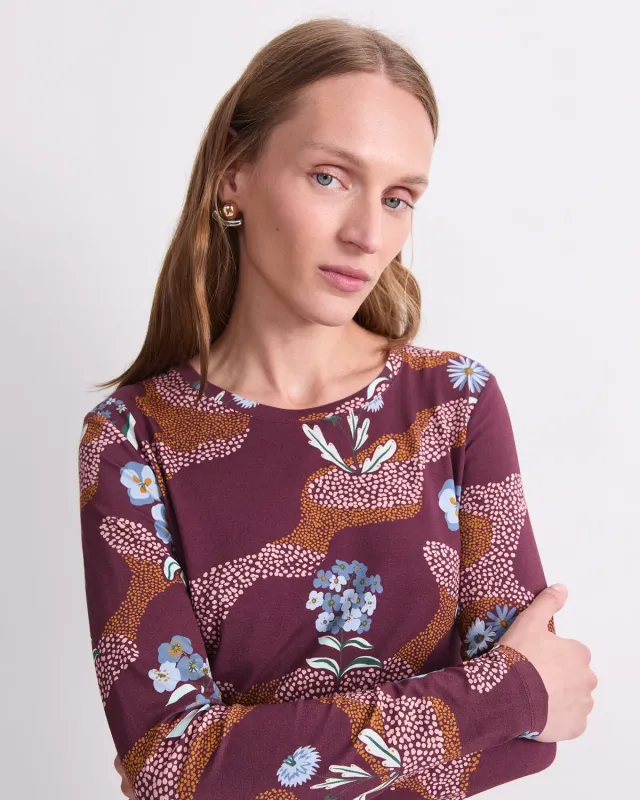 Sportscraft Posy Path t-shirt donna jersey floreale