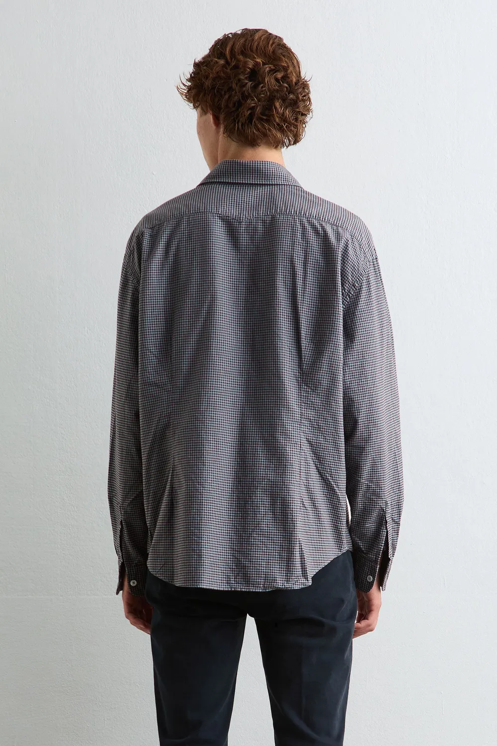 Massimo Alba Boxy camicia uomo Air Blue relaxed