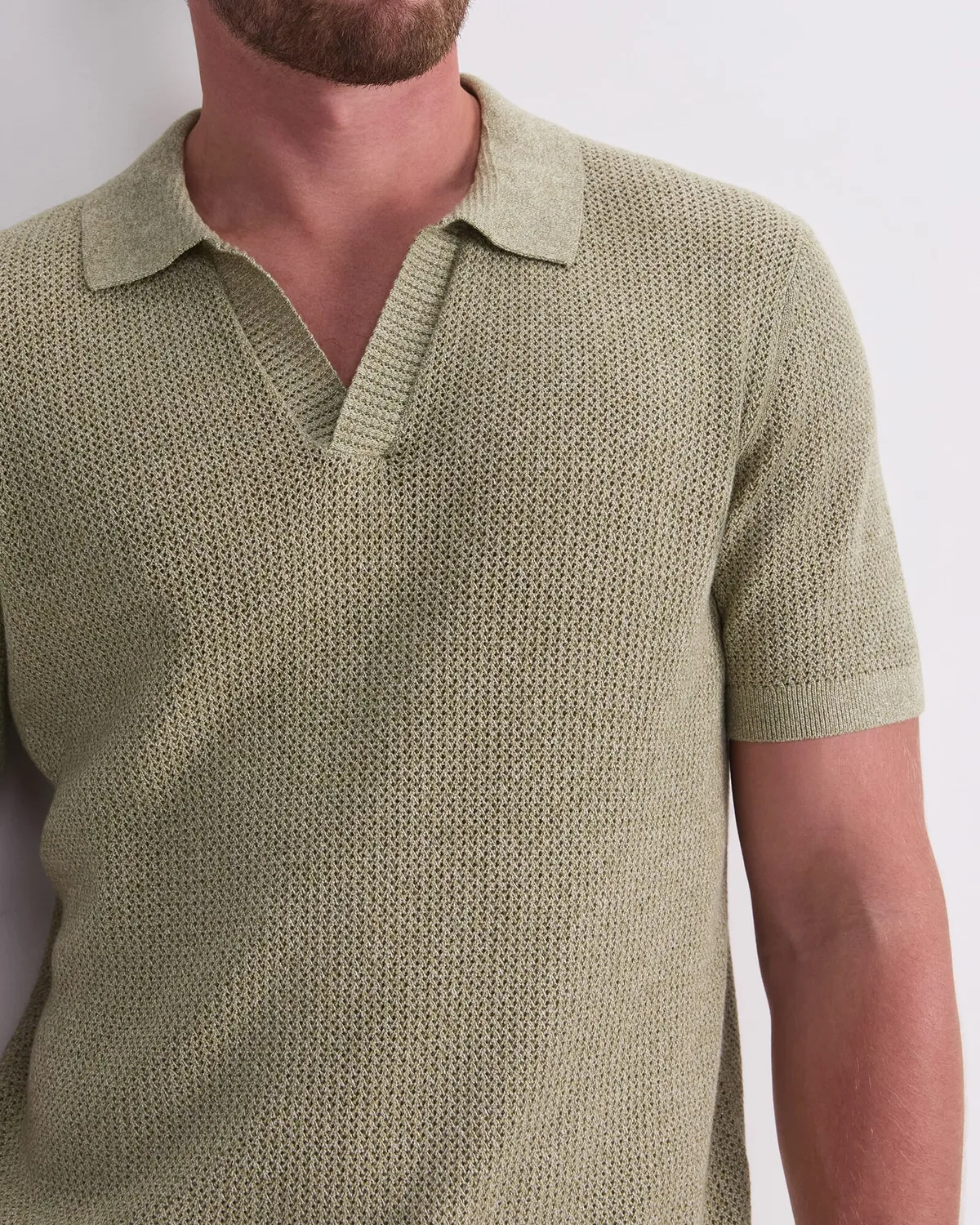 Sportscraft Arlo Knit polo uomo cotone traforato