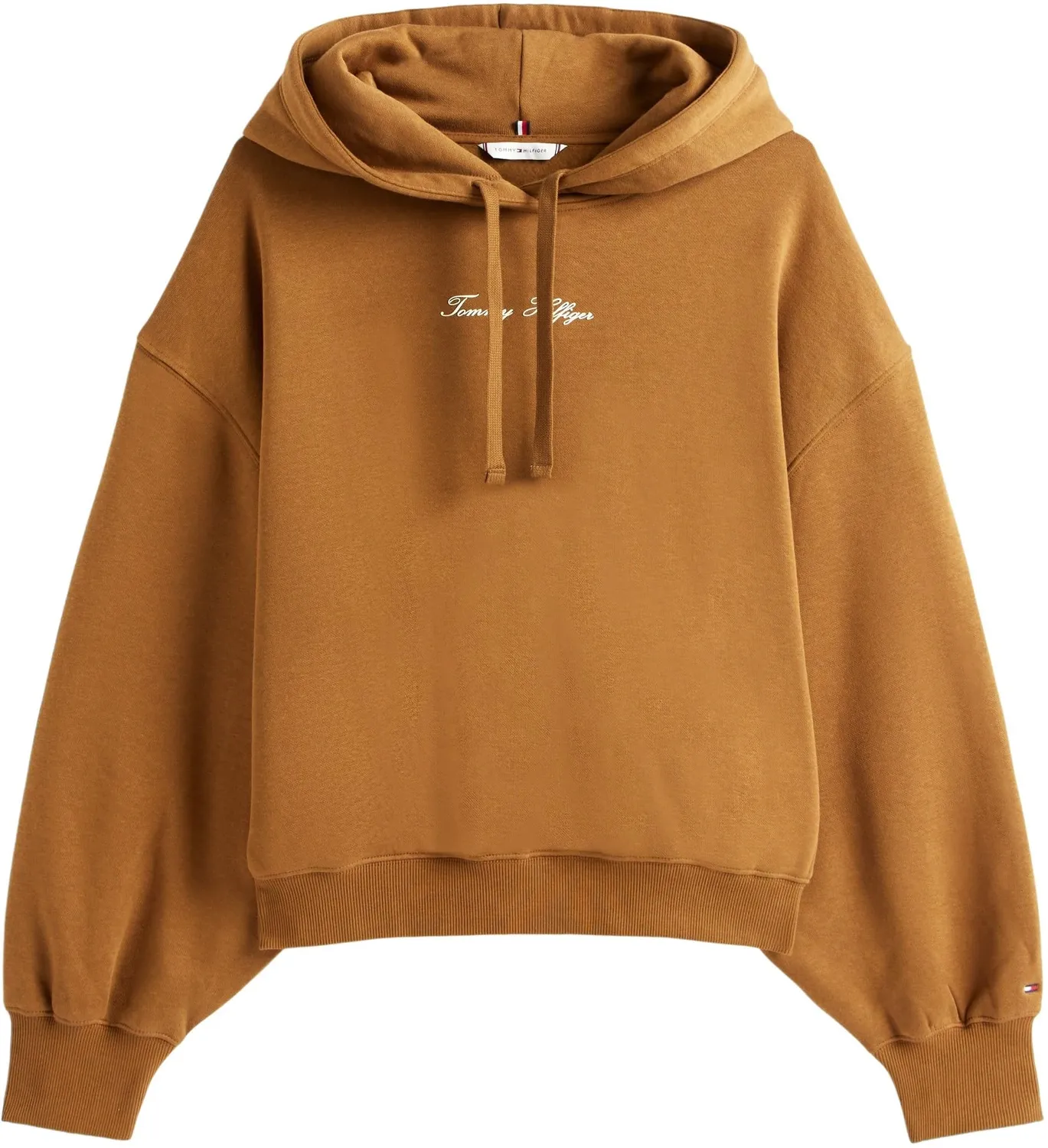 Tommy Hilfiger Classic Script felpa con cappuccio donna M pile
