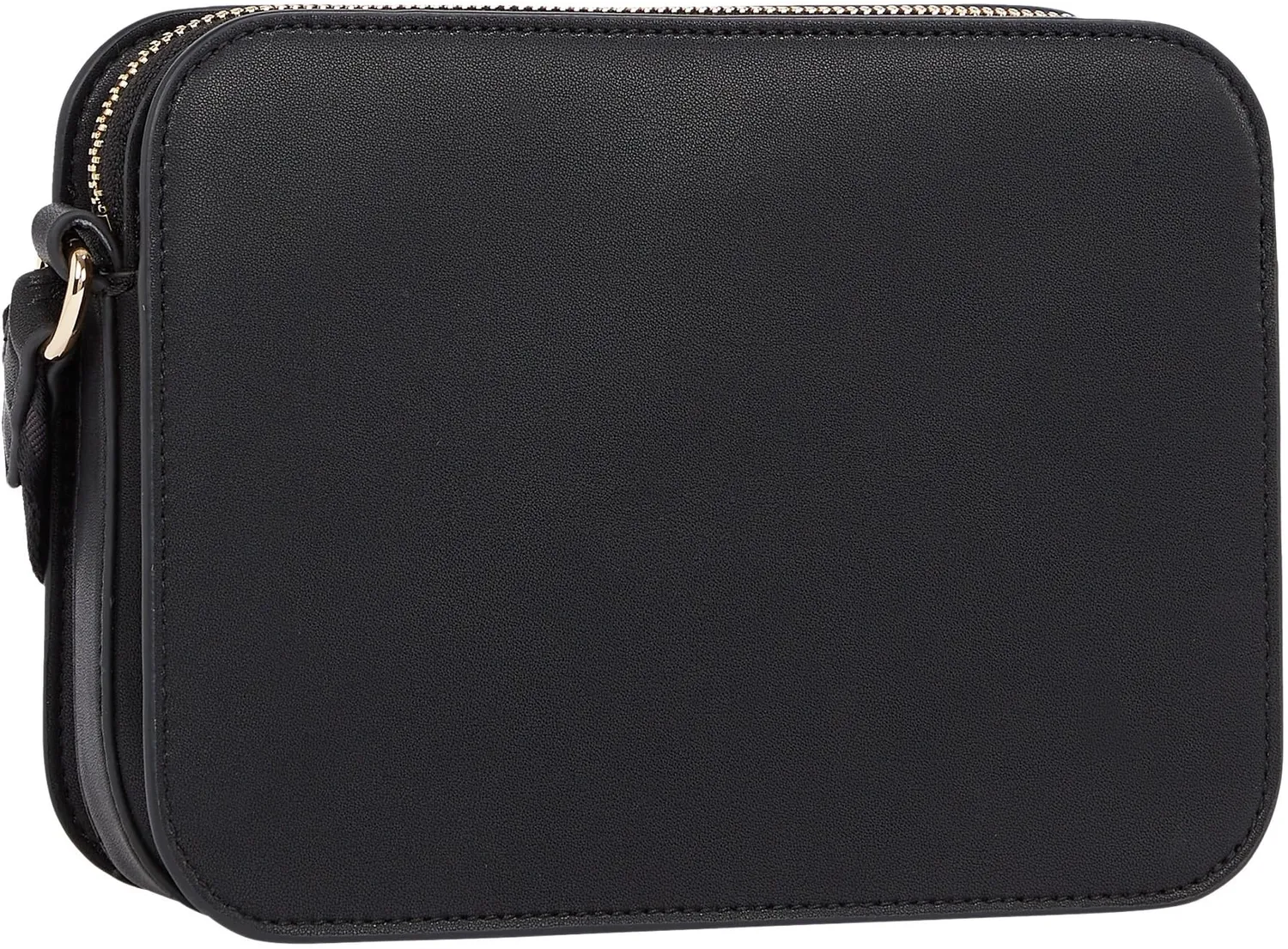 Tommy Hilfiger Logotape Camera Bag borsa tracolla nera tracolla larga