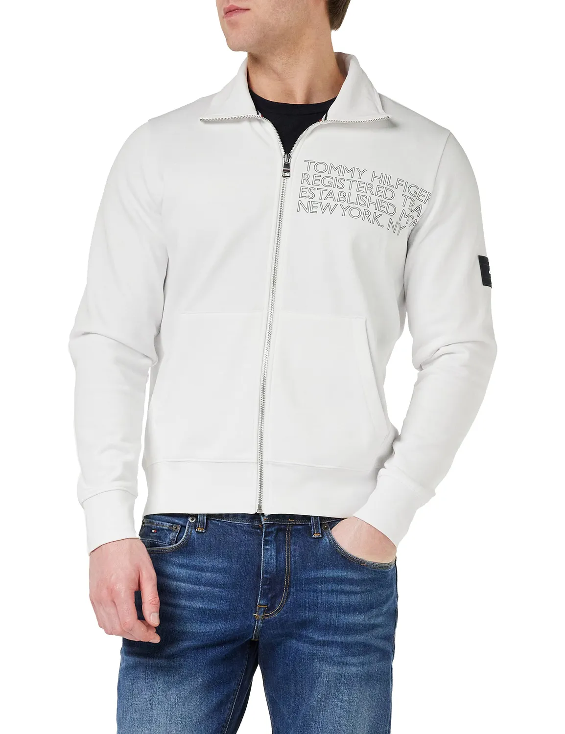 Tommy Hilfiger Badged MW0MW31359 giacca uomo zip