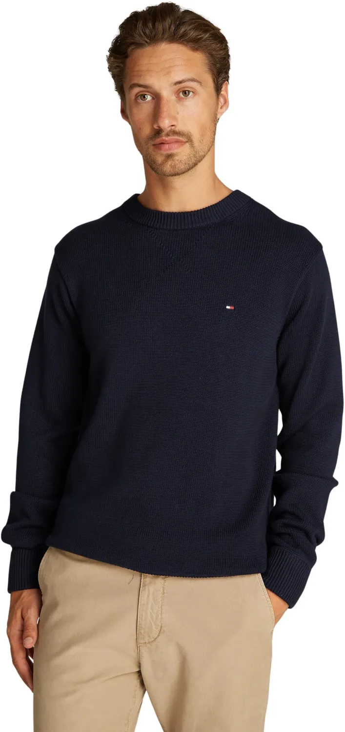 Tommy Hilfiger Chunky Cotton MW0MW37397 pullover blu