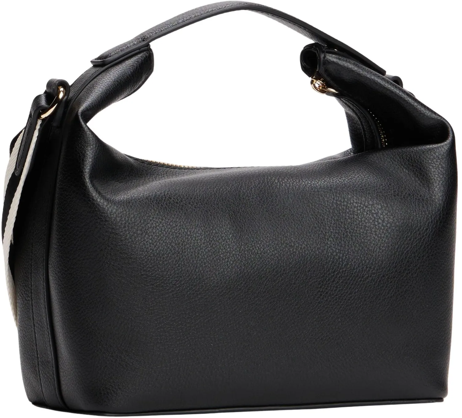 Tommy Hilfiger Logotape Crossover tracolla nera zip