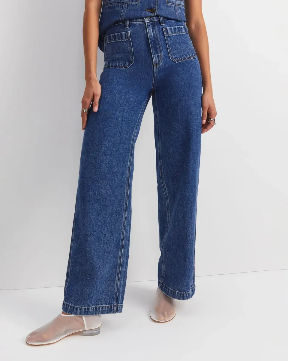 Sportscraft Allegra Patch Pocket jean donna denim