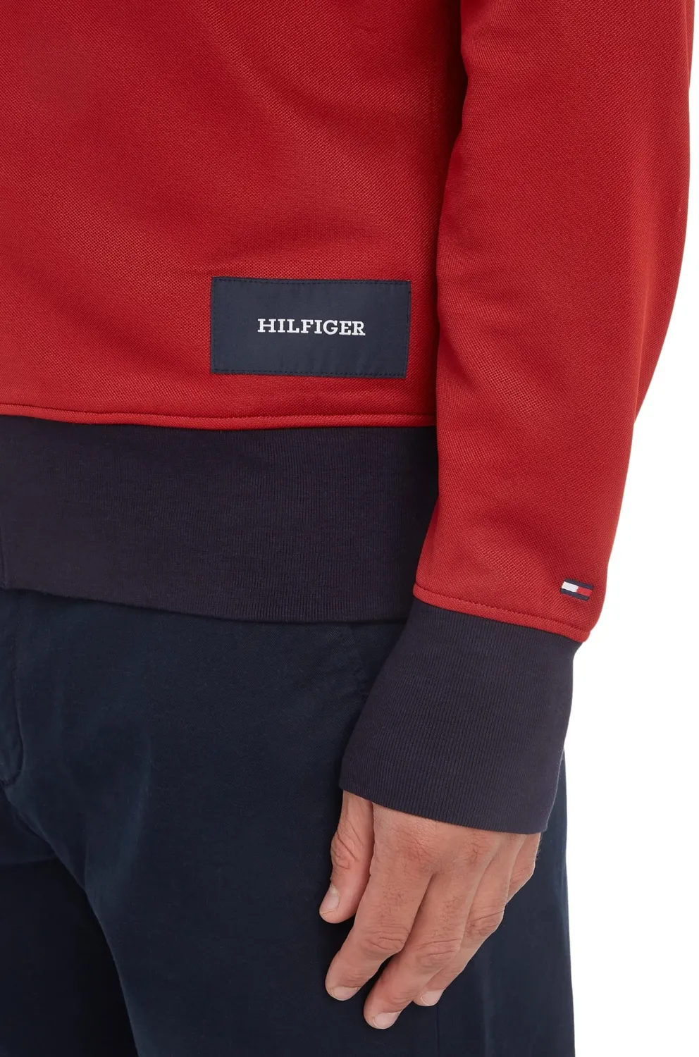 Tommy Hilfiger Colourblock felpa uomo XL con zip