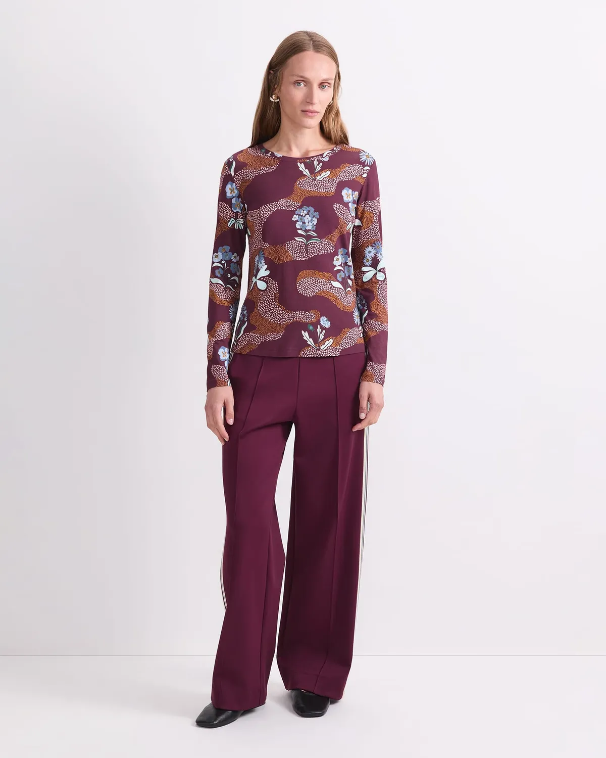 Sportscraft Posy Path t-shirt donna jersey floreale
