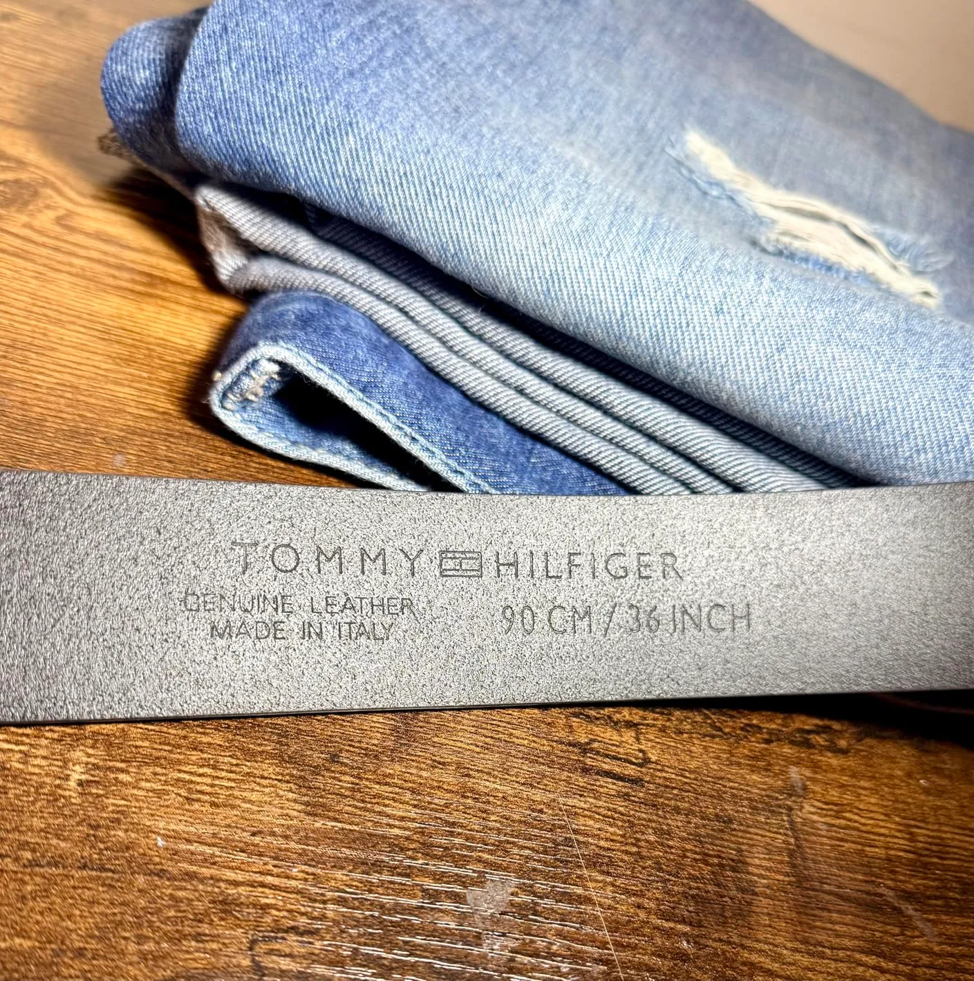 Tommy Hilfiger Hampton 4.0 cintura pelle uomo 105 cm