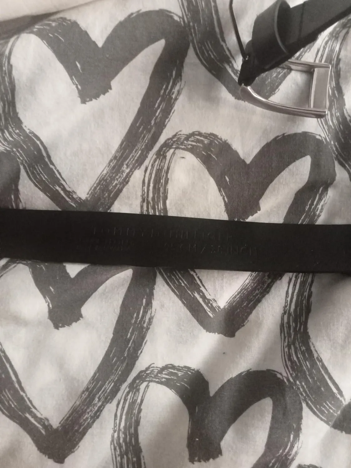 Tommy Hilfiger New Aly cintura uomo pelle nera