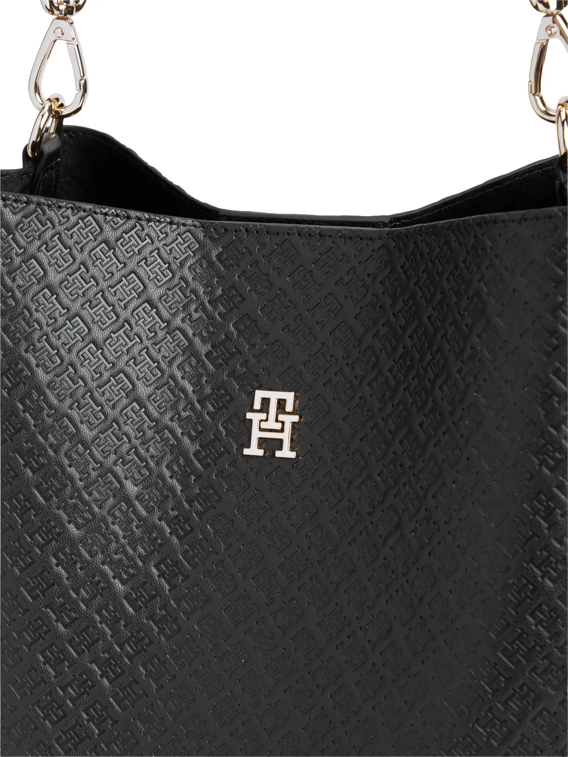 Tommy Hilfiger TH Icon Mono Borsetta Spalla Donna Nera