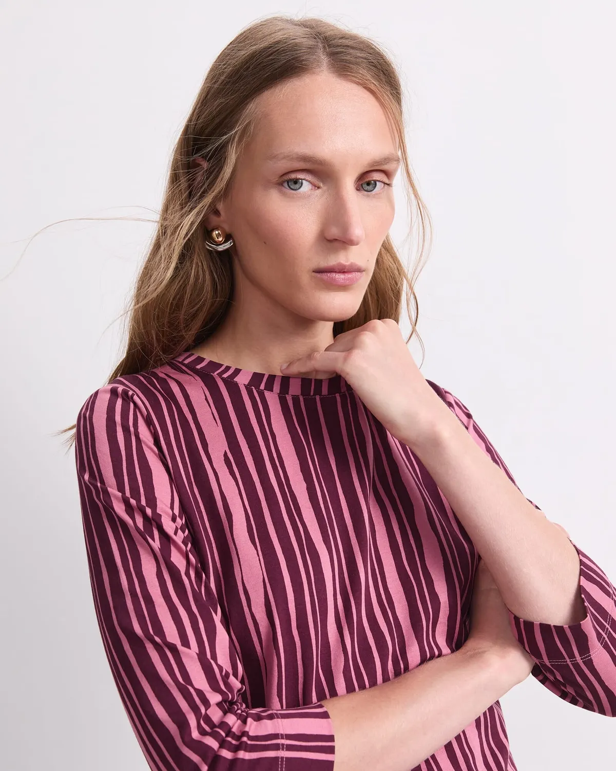 Sportscraft Stripe maglia maniche 3/4 righe