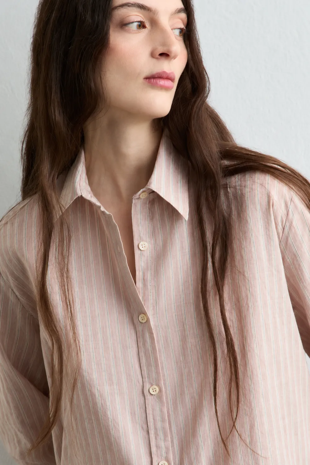 Massimo Alba Selma camicia donna pink cotone
