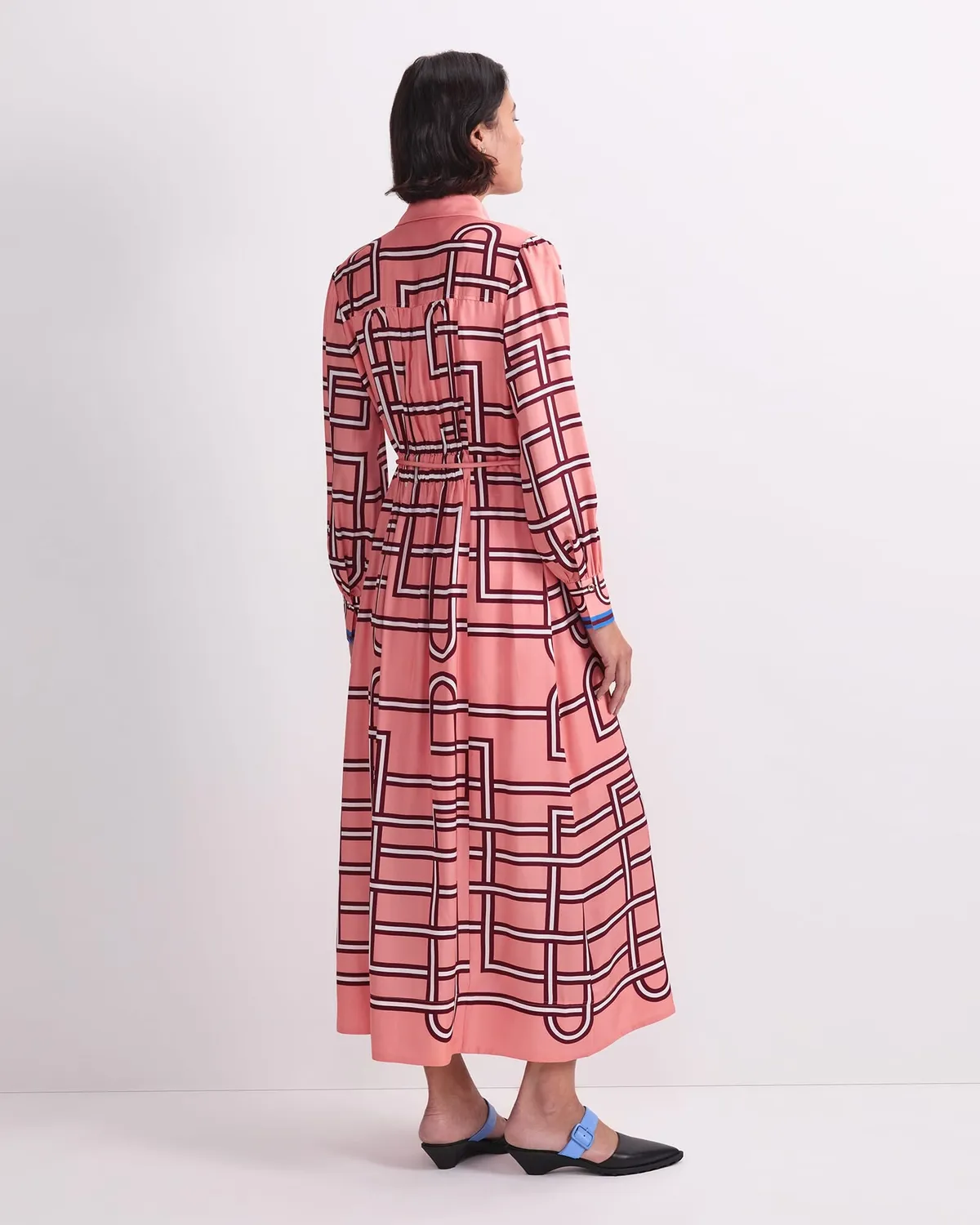 Sportscraft Rhodes Long Sleeve abito camicia midi