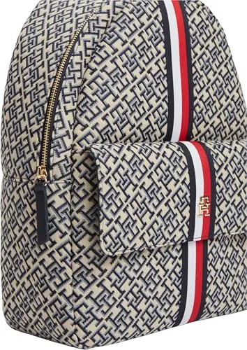 Tommy Hilfiger TH Jacquard Ess AW0AW19288 zaino donna blu