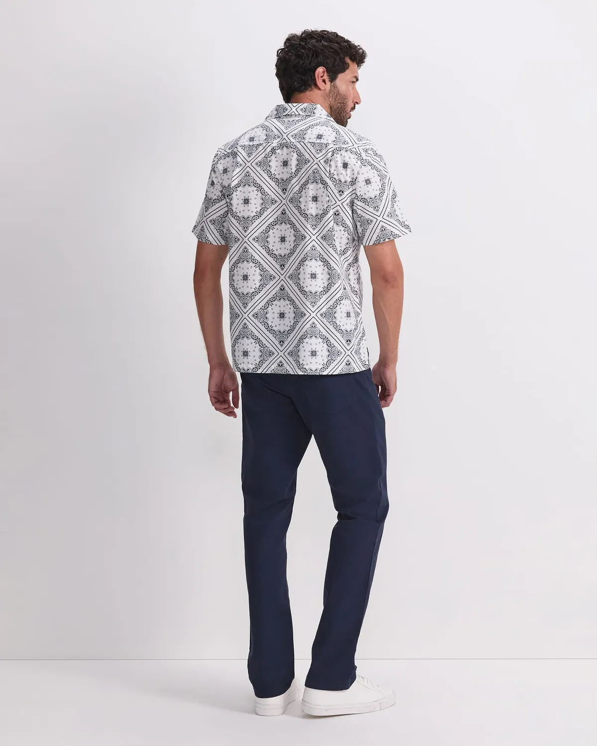 Sportscraft Bandana Resort camicia cotone stampa bandana