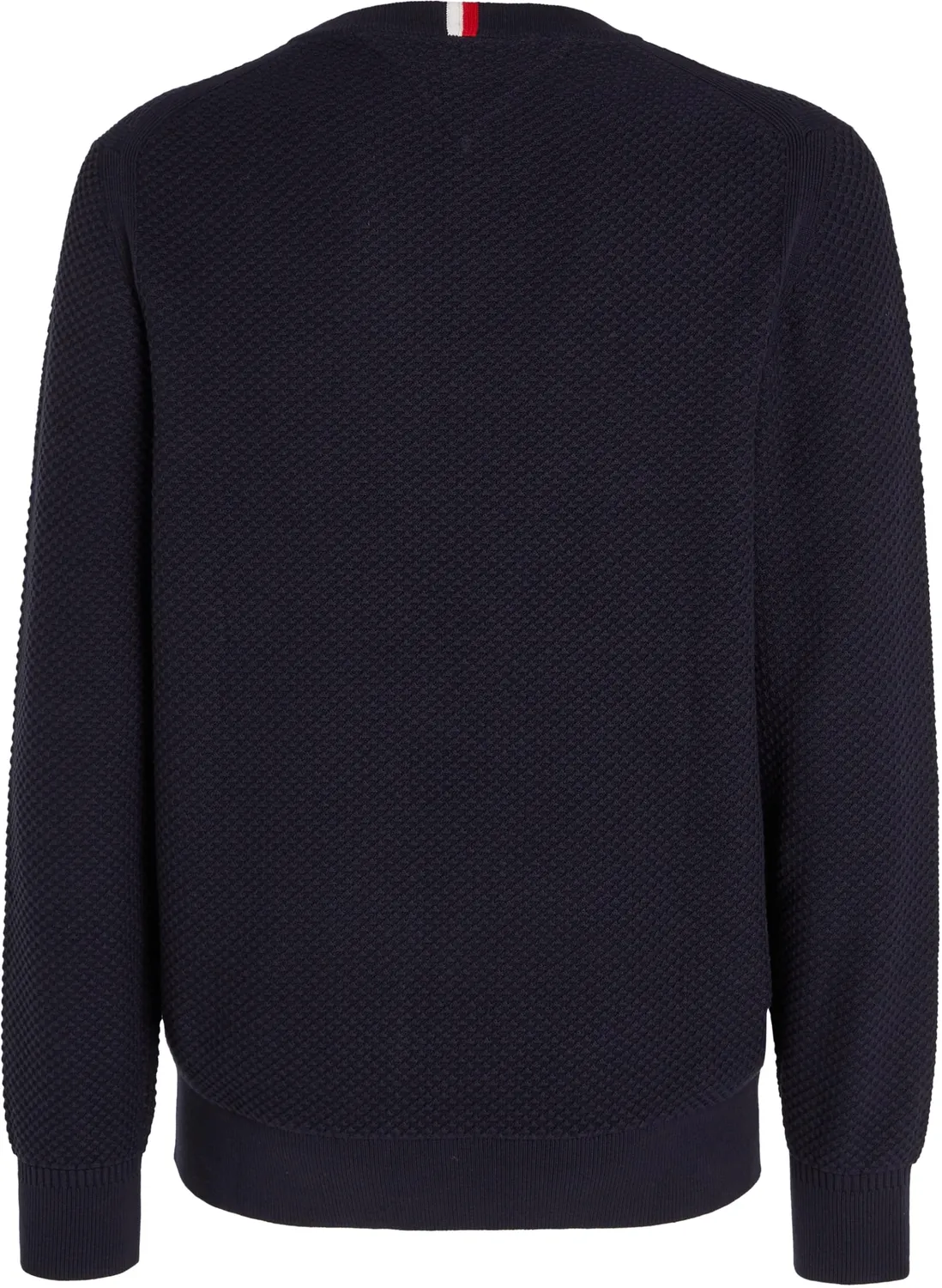Tommy Hilfiger Jimmy Texture Crew Pullover maglione uomo beige morbido
