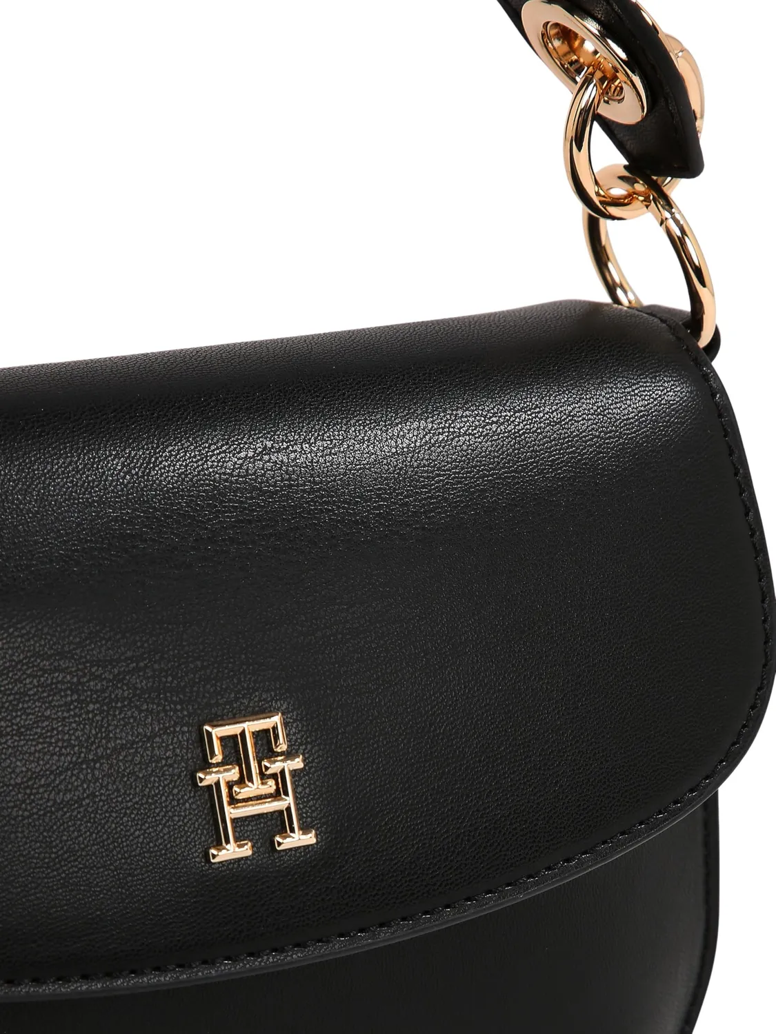 Tommy Hilfiger Chic Flap Crossover Borsa Tracolla Donna Nera