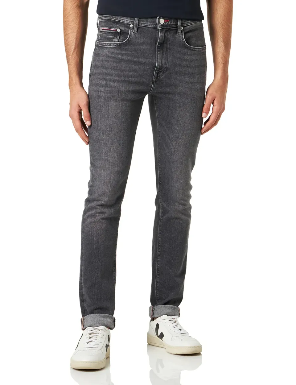Tommy Hilfiger Bleecker Stoke Black jeans slim 28W/36L