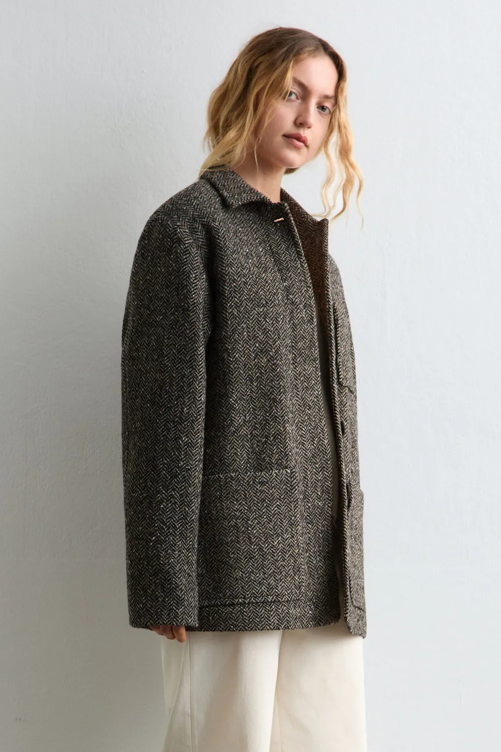 Massimo Alba Rouen giacca donna walnut lana vergine