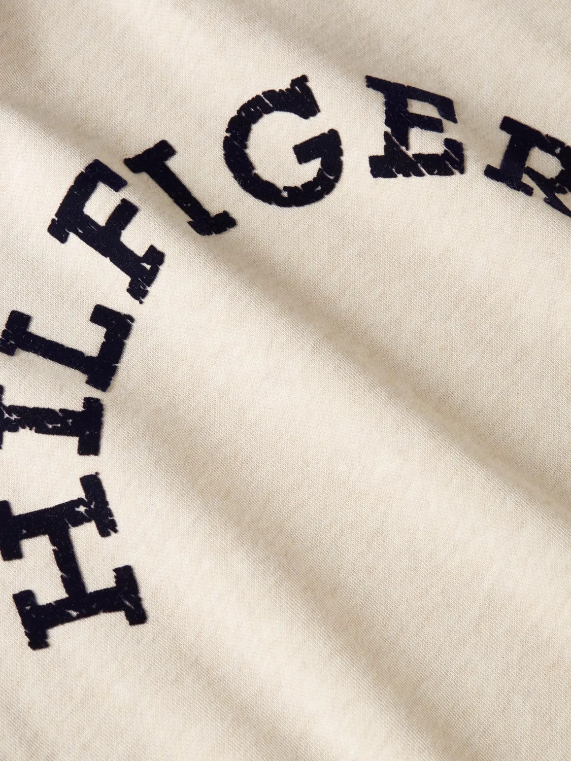 Tommy Hilfiger felpa girocollo uomo cotone grigia