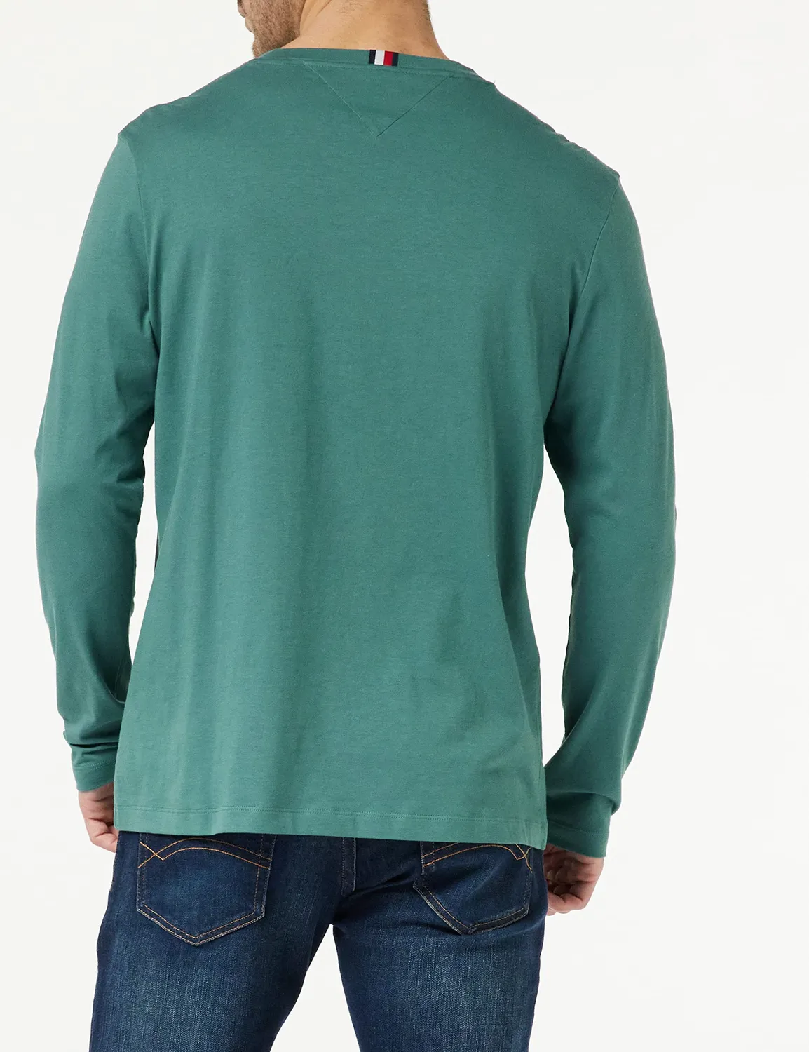 Tommy Hilfiger Pop Color maglietta uomo maniche lunghe verde