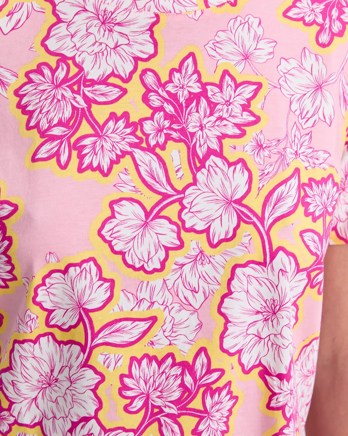 Sportscraft Fleur Mercerised t-shirt floreale