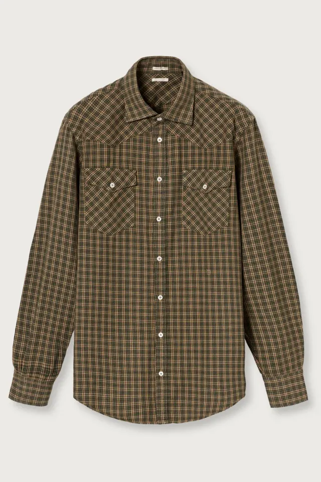 Massimo Alba Arizona camicia cotone rusk