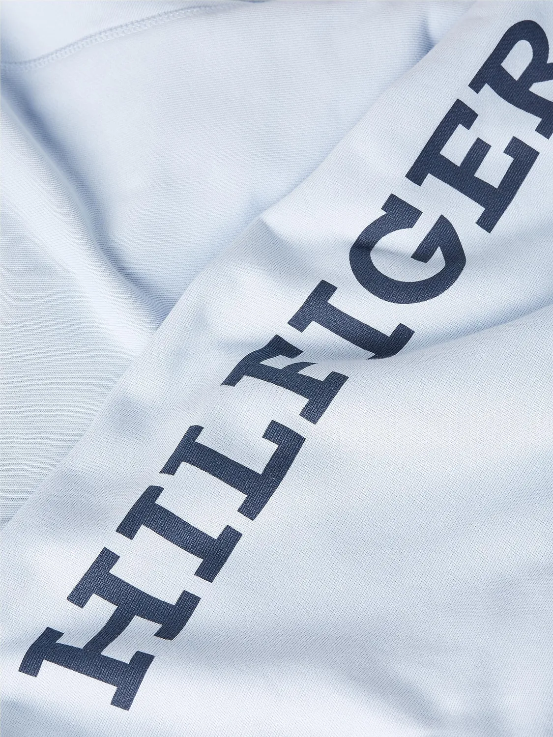 Tommy Hilfiger Reg Monotype WW0WW39140 Felpa Crop Donna XL Blu